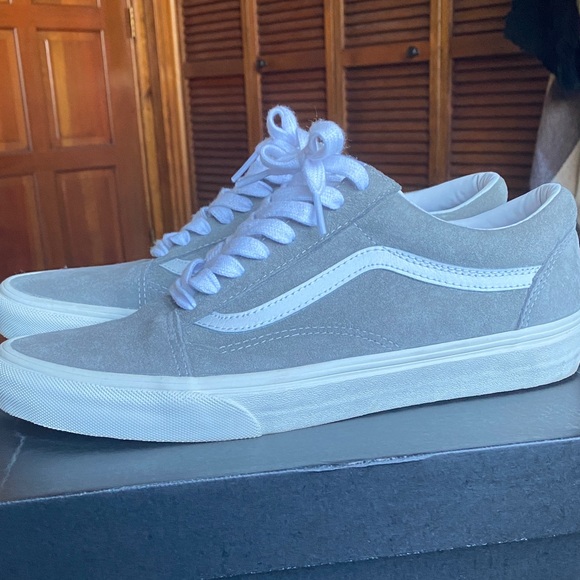 Vans Classic Gray Suede Sneakers - Picture 3 of 5